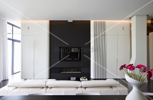 Design : wohnzimmer design mit kamin ~ inspirierende bilder von ...