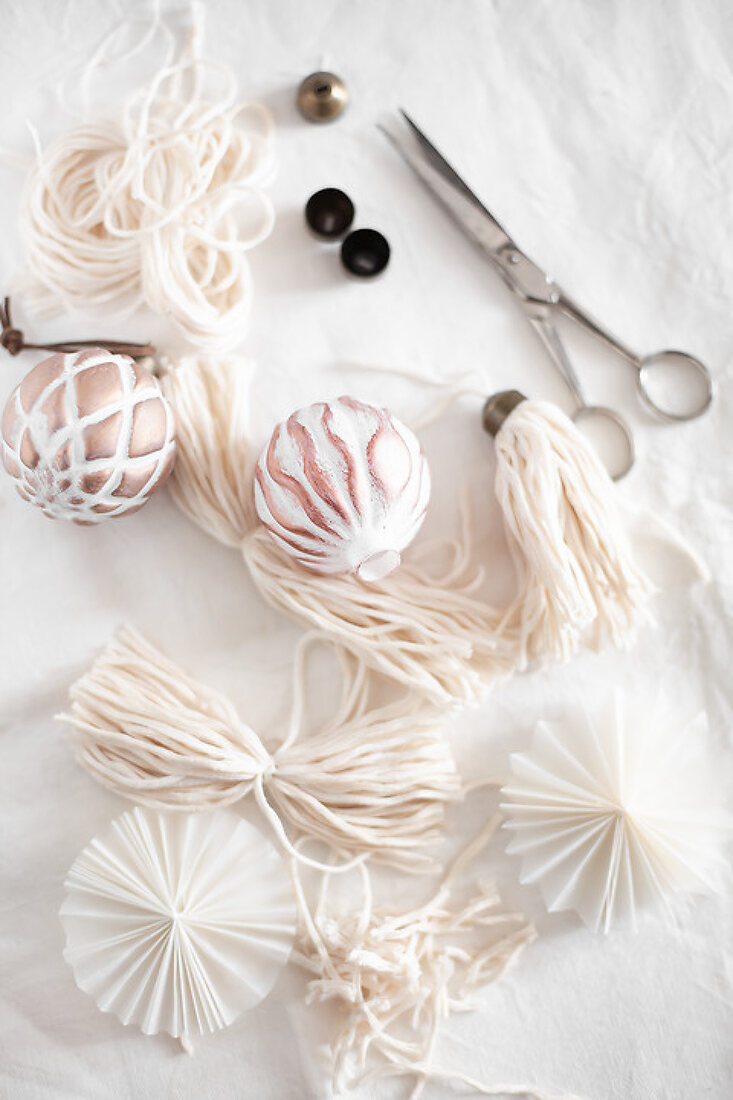 Christmas Decorations in White