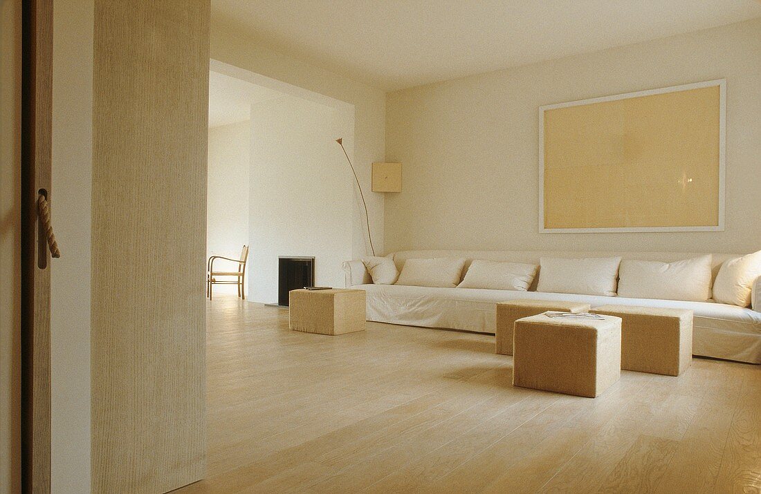 Interior view of a living room