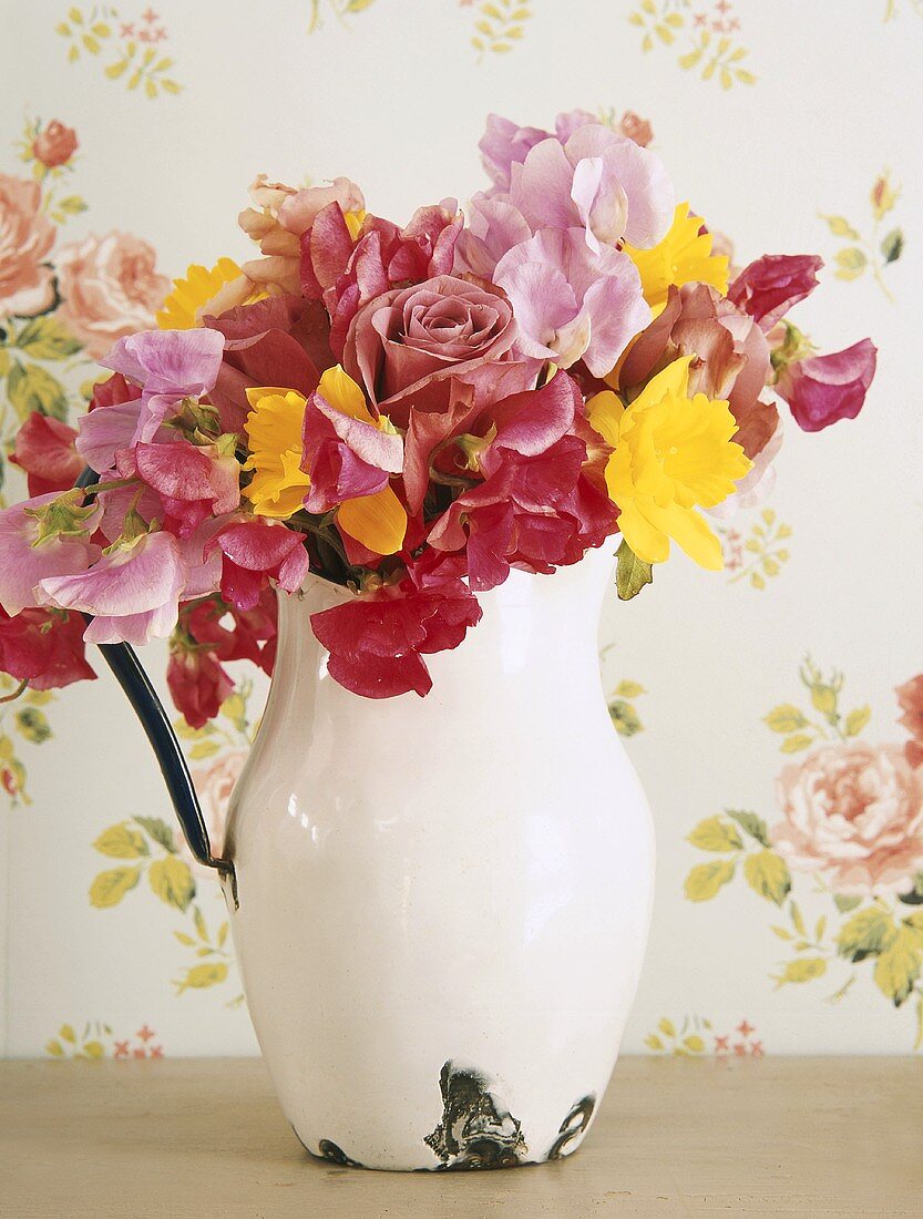 Bouquet in jug