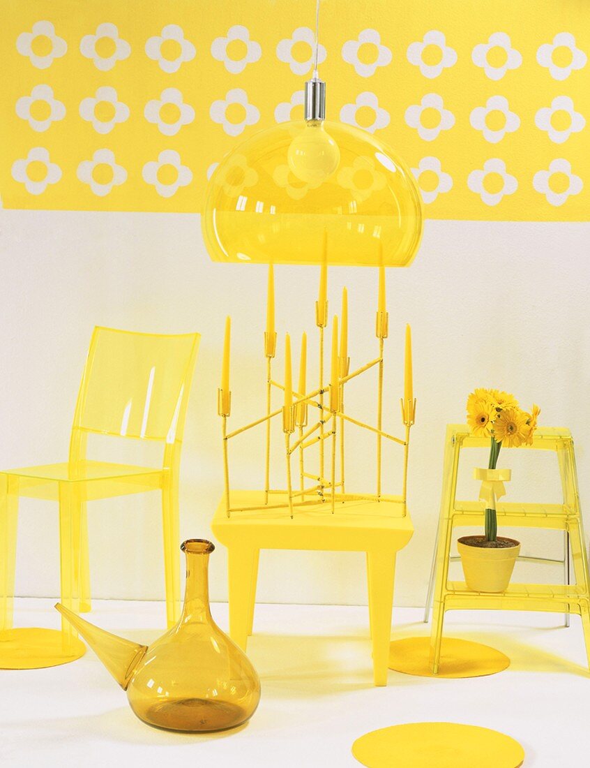 Yellow furniture