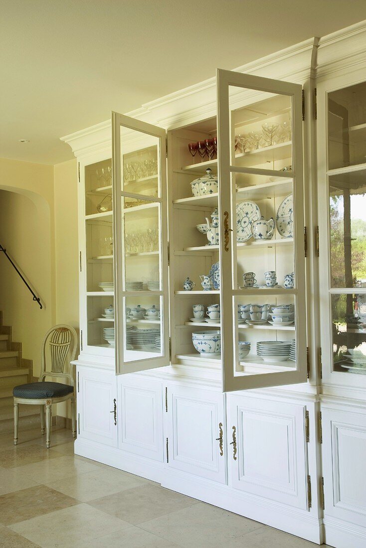 A china cabinet