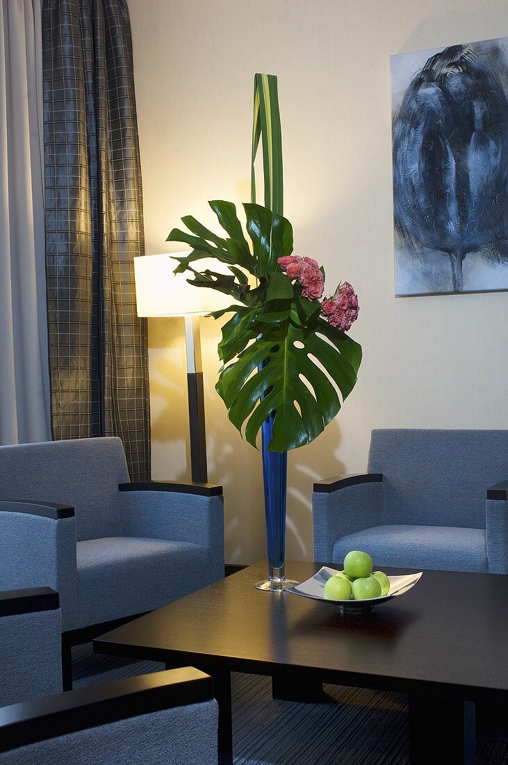 Philodendron in sitting room