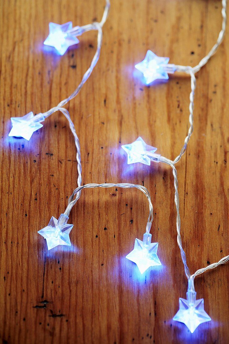 Star-shaped fairy lights