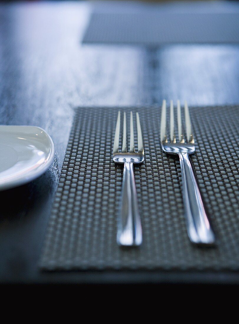 Two Forks at Place Setting