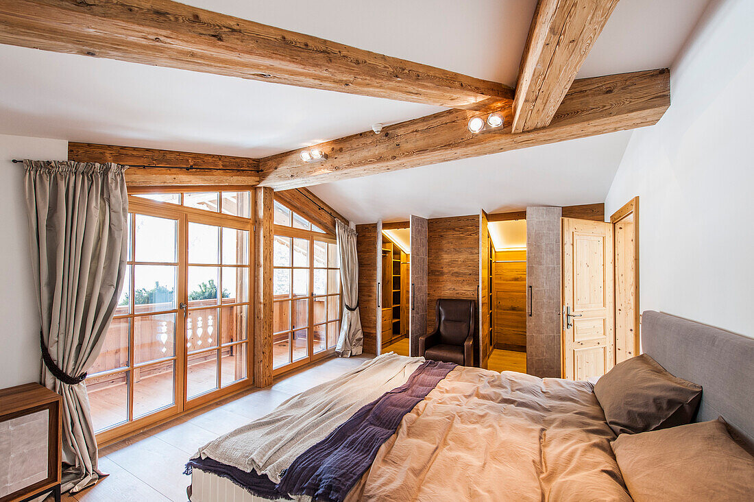 penthouse in a modern alpine style, Kitzbuehel, Tyrol, Austria, Europe