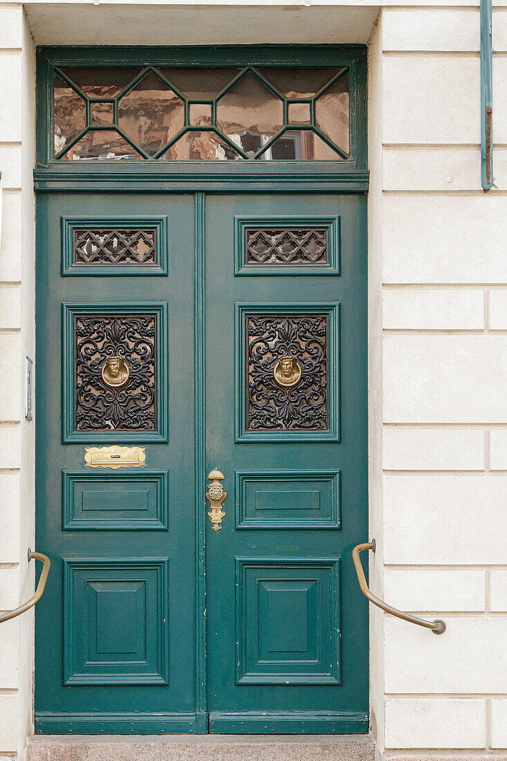  dark green old front door 