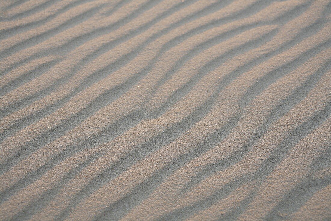 Sand von der Natur gezeichnet