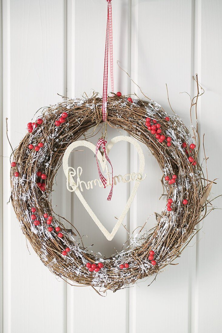 Christmas door wreath