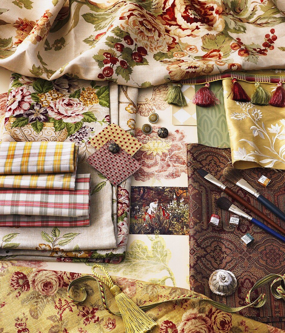 Assorted fabrics from Sweden