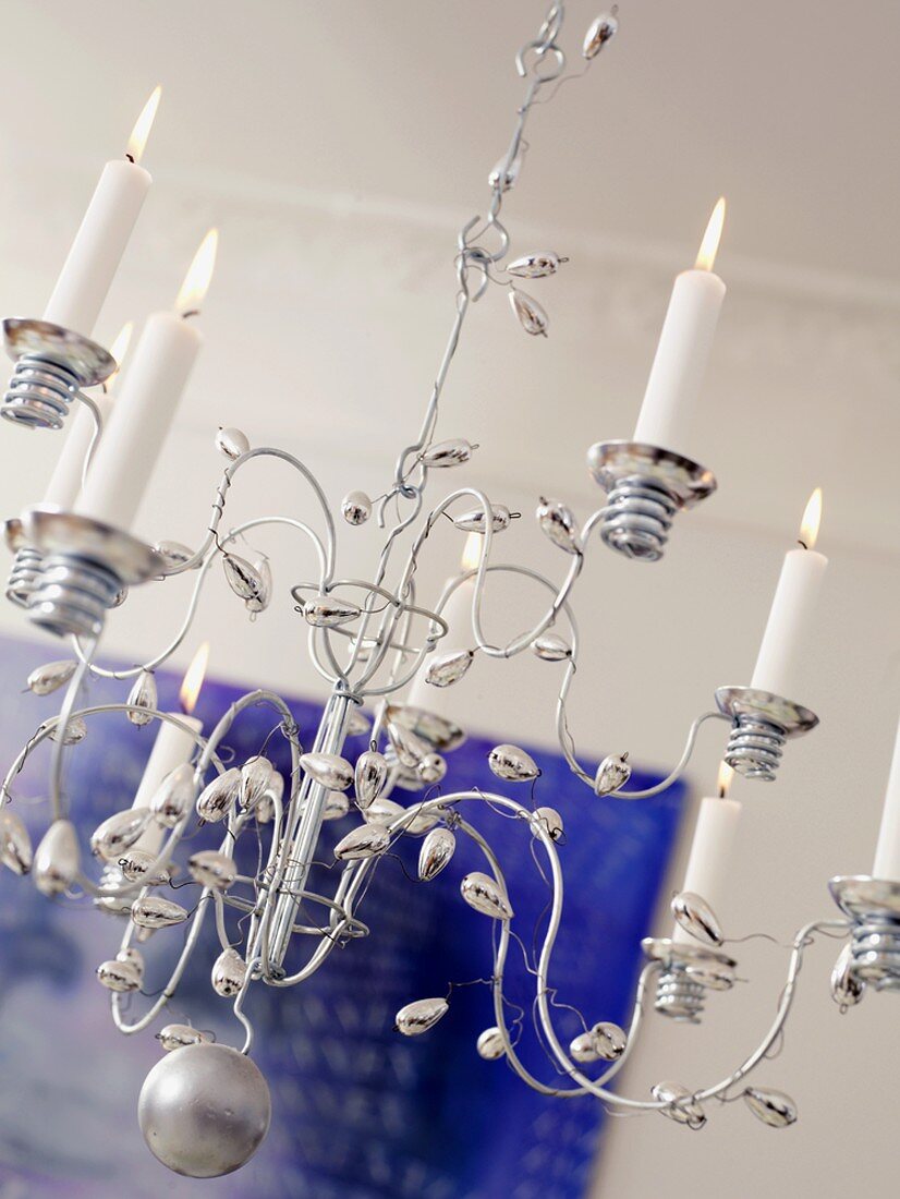 Chandelier with candles