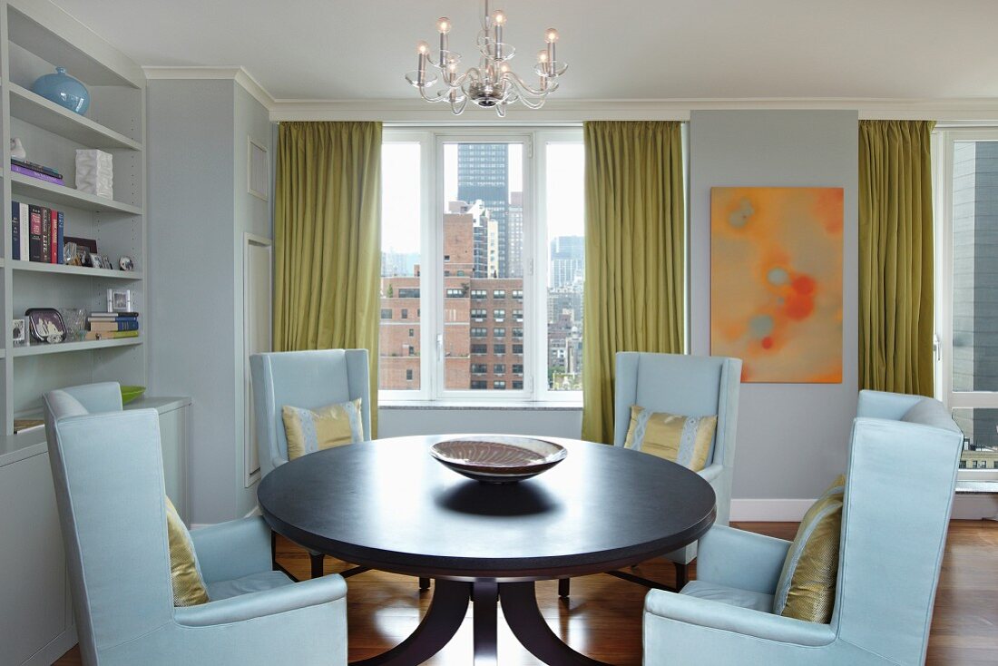 Dining Room with City Views