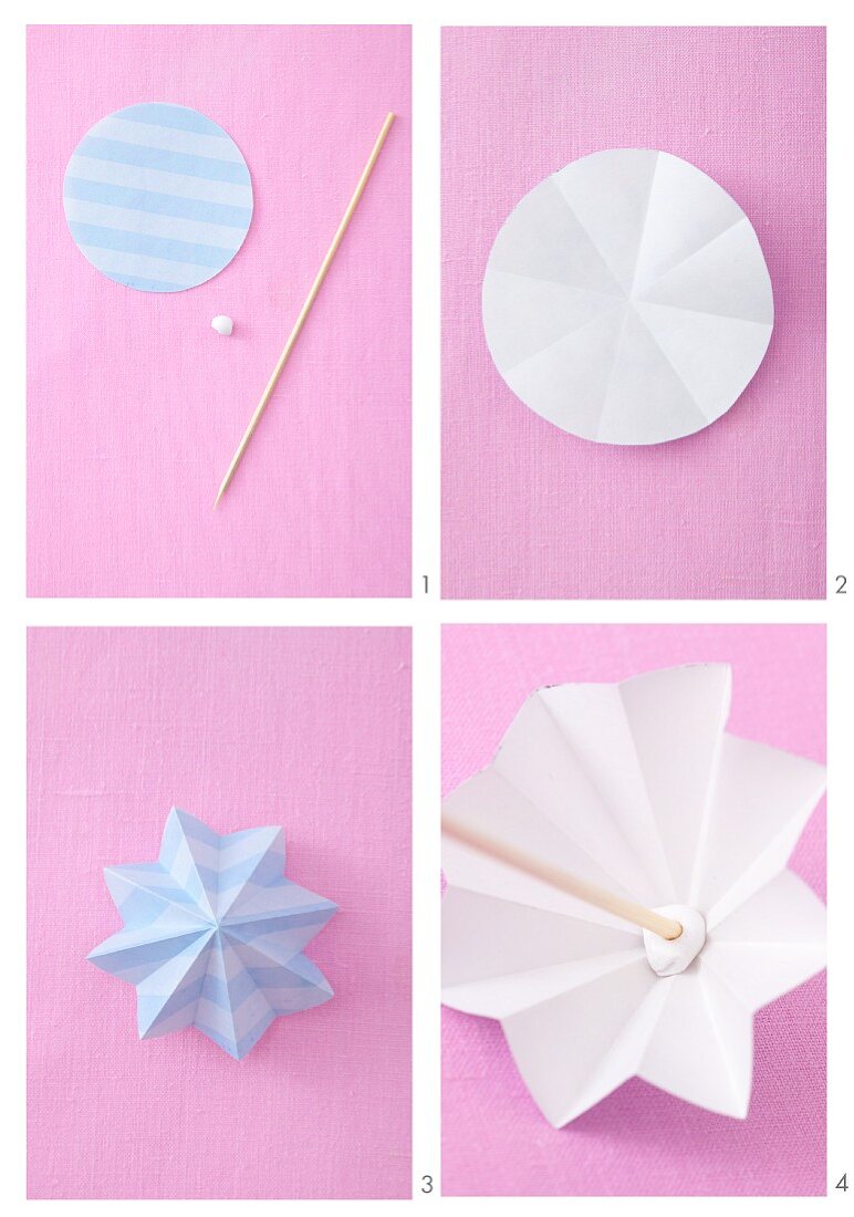 DIY paper umpbrellas