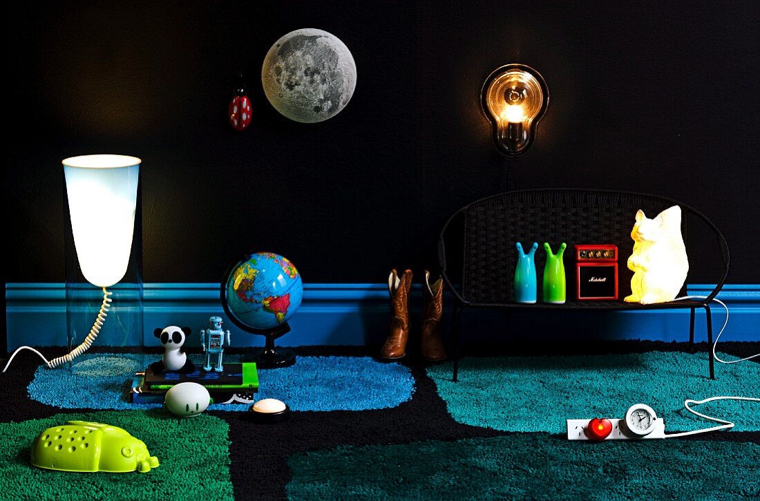 Verschiedene originelle Nachtlämpchen fürs Kinderzimmer