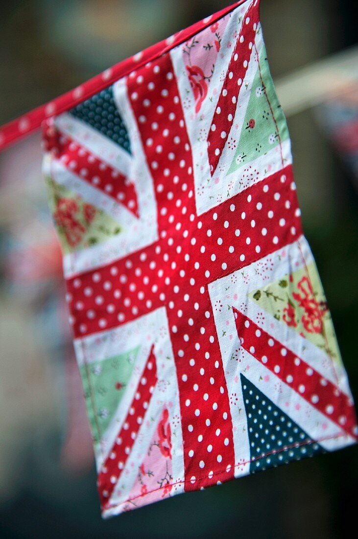 A patchwork Union Jack