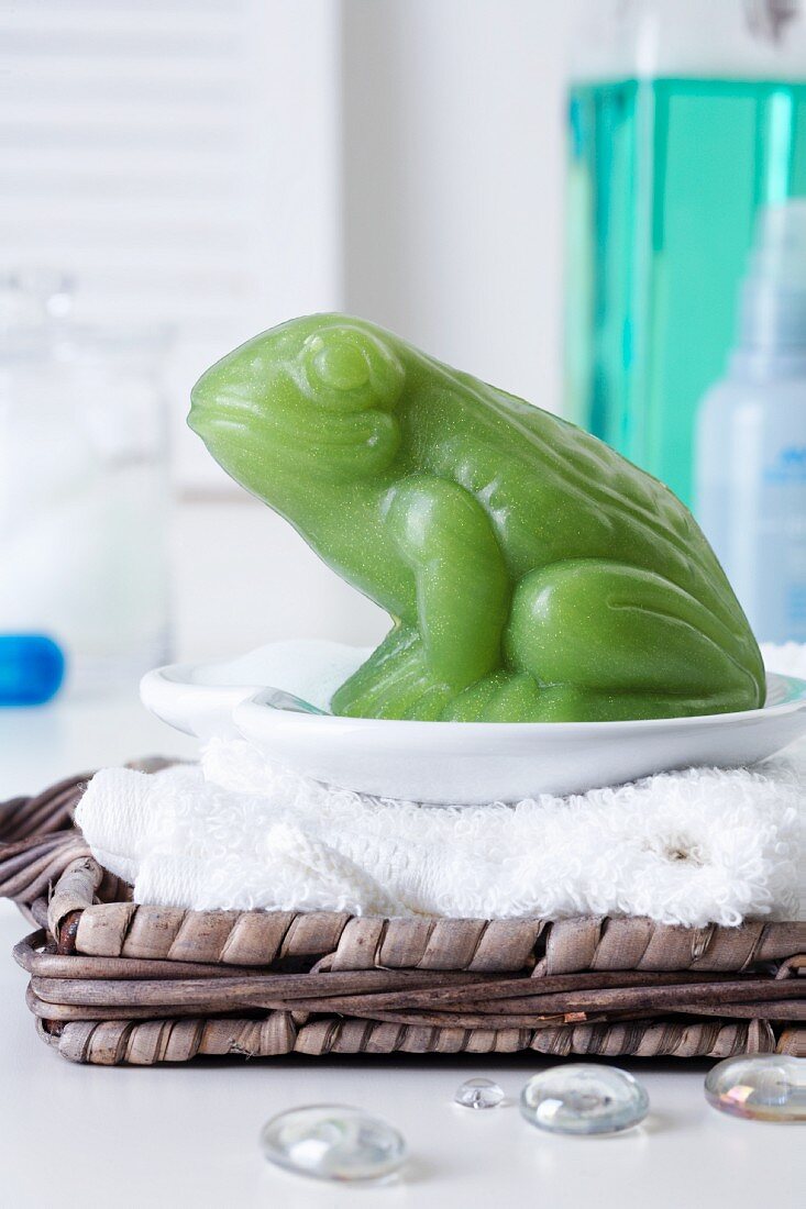 Frog shaped soap