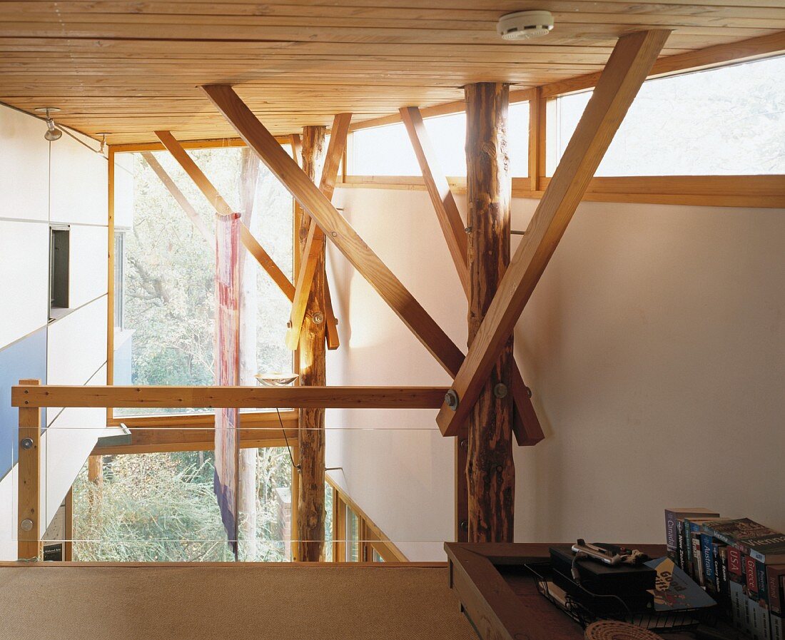 Decken- & Stützkonstruktion aus Holz