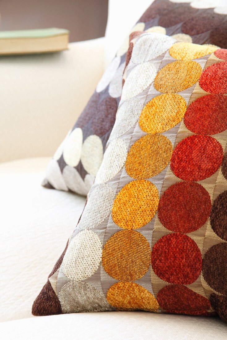 Two scatter cushions (detail)