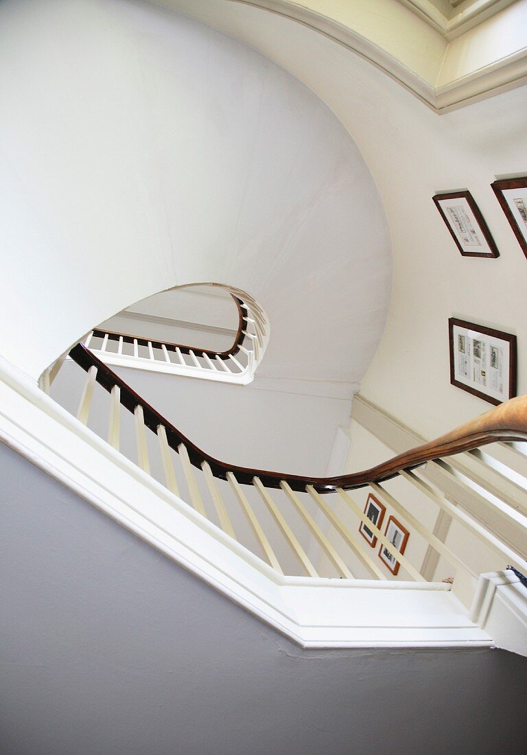 Stairwell in English manor house