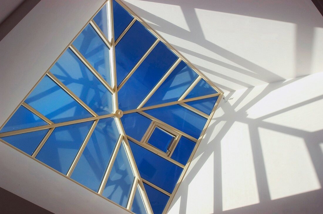 Skylight structure flooded with light