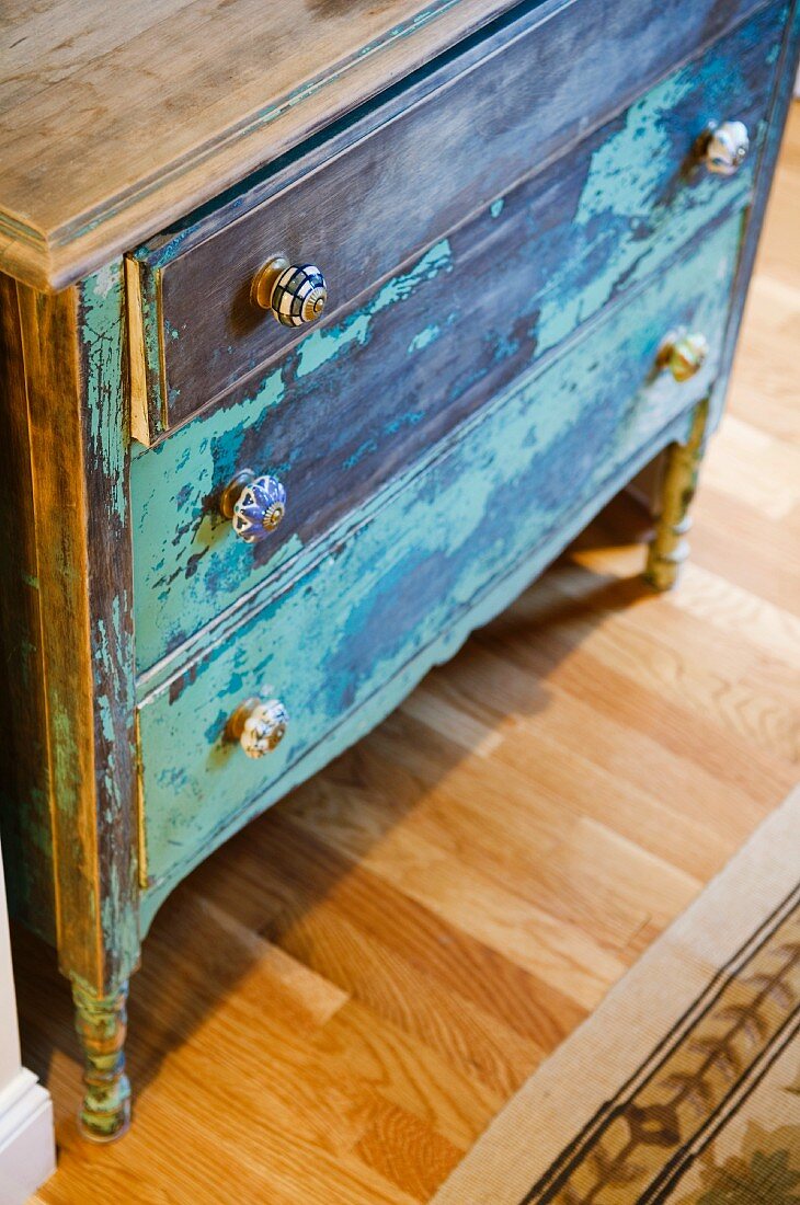 Old painted dresser