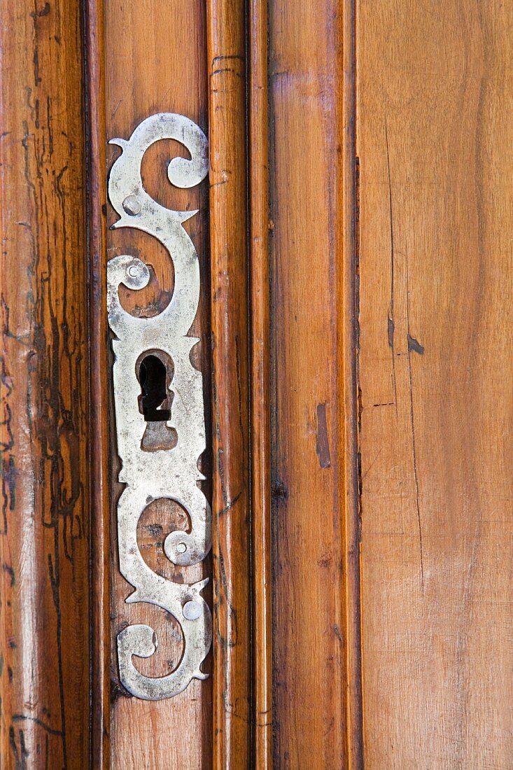 Armoire Detail with Lock