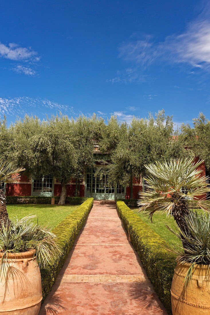 Beldi Country Club, Hotelanlage vor Marrakesch, Marokko
