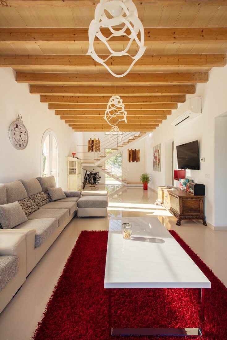 Im Wohnzimmer der Finca Villa Emmy, Mallorca