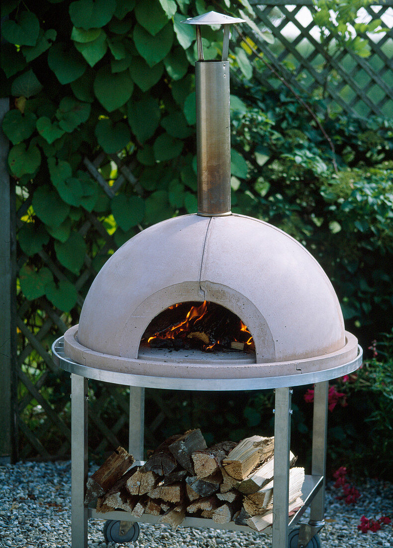 8 parts mobile pizza oven