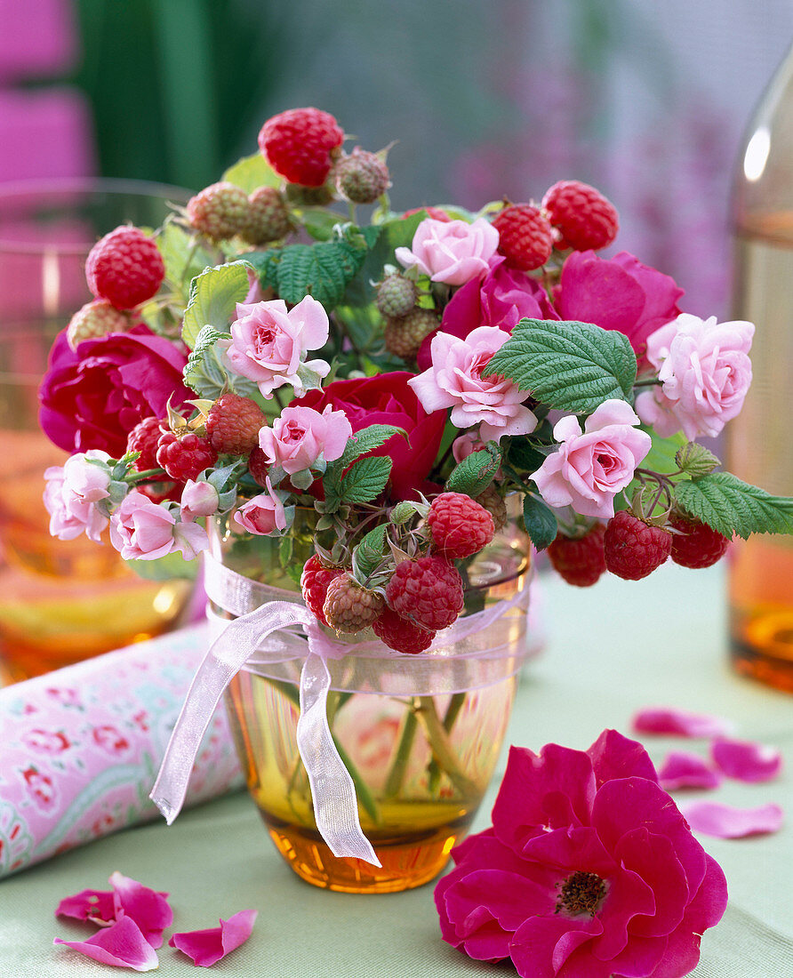 Rosa (rosa und pinke Rosen)