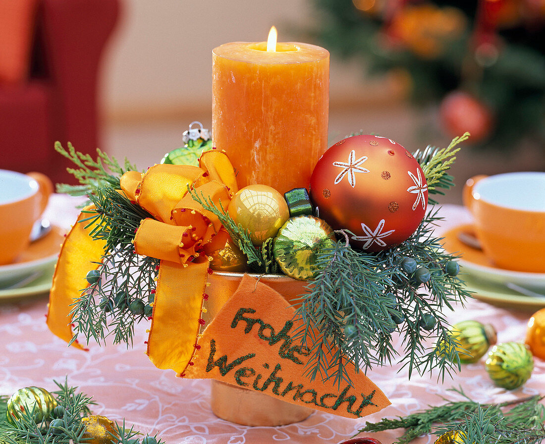 Gesteck 'Frohe Weihnacht'