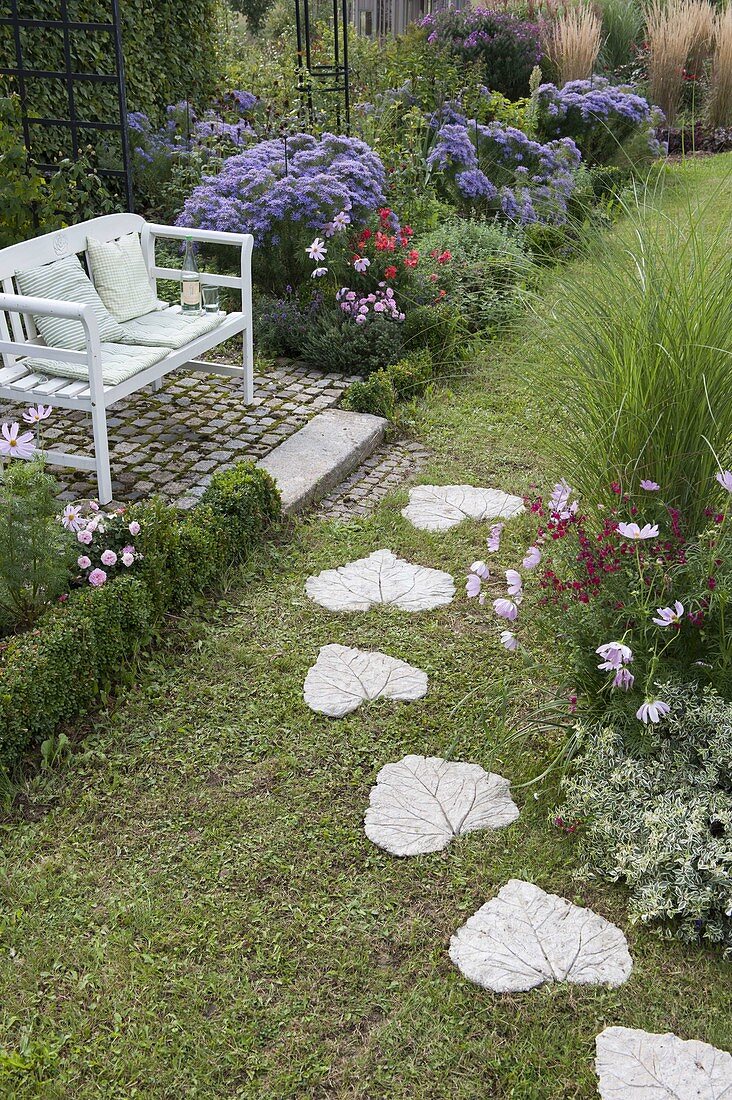 Trittsteine für den Garten selbermachen