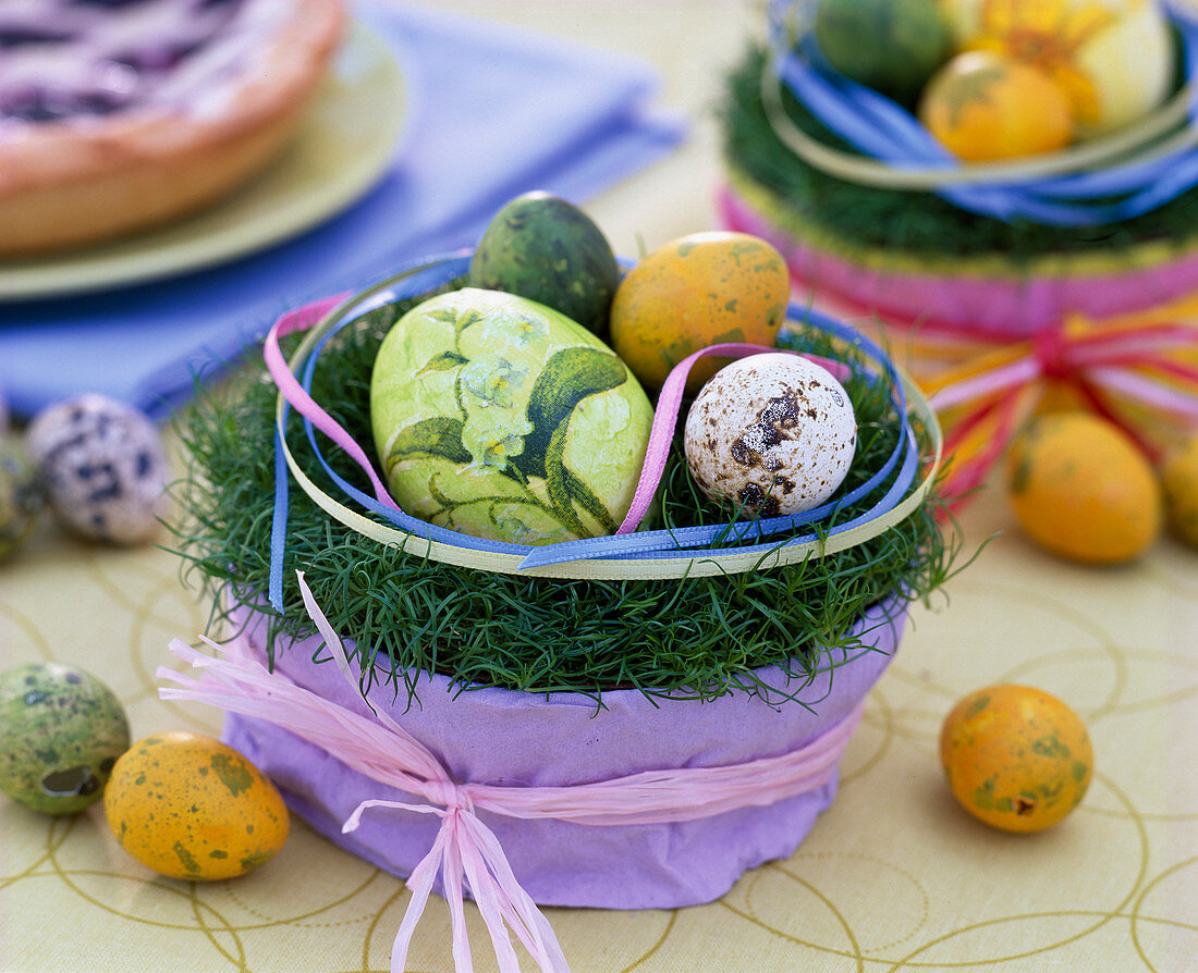 Easter nest from Sagina (mash)