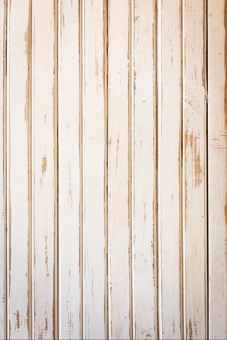 Off-white vintage wooden wall