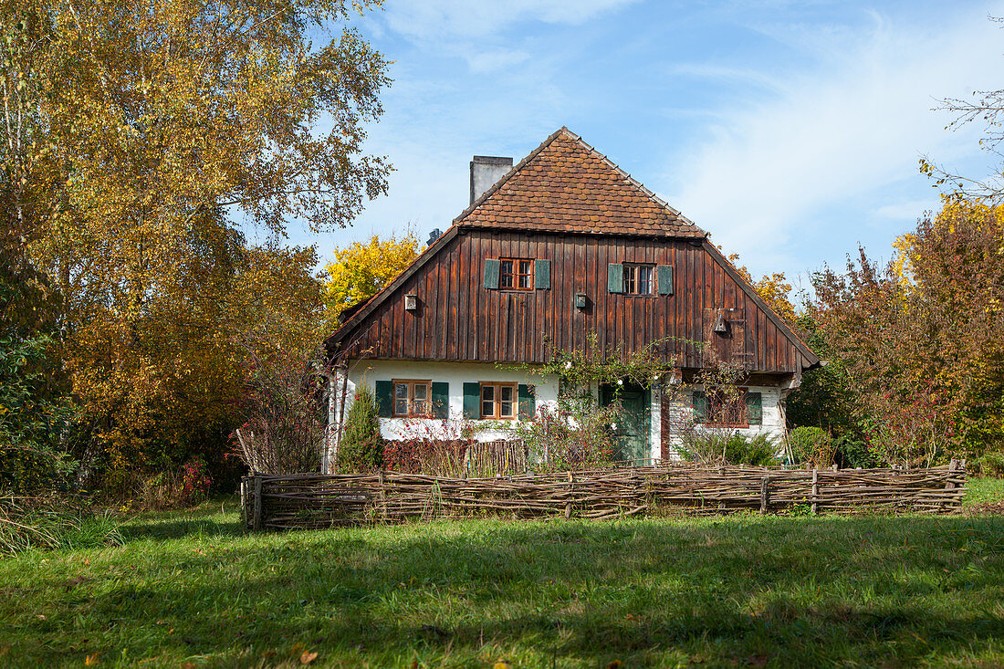 Farmhouse with wooden façade
