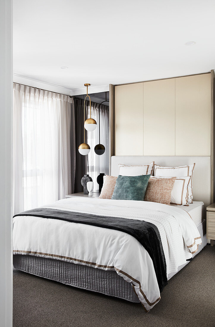 Elegant, hotel-style bedroom