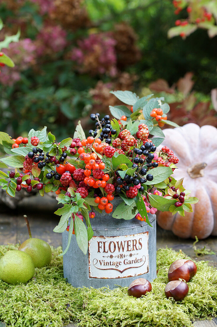 Bouquet of various berries