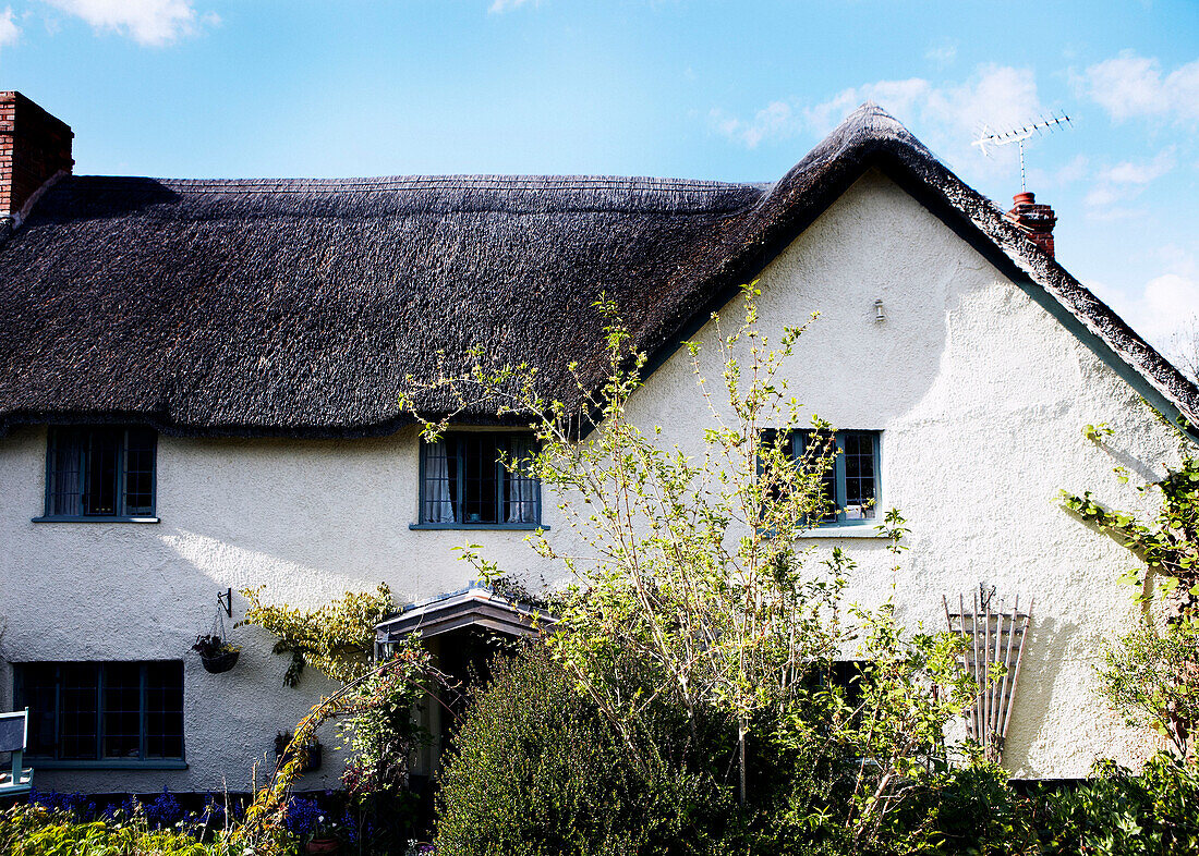 Strohgedecktes Cottage in Devon