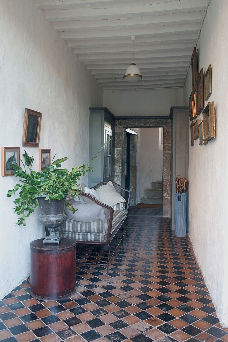 Eingangshalle in traditionellem Herrenhaus