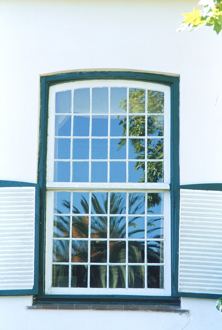 Lattice window from the outside