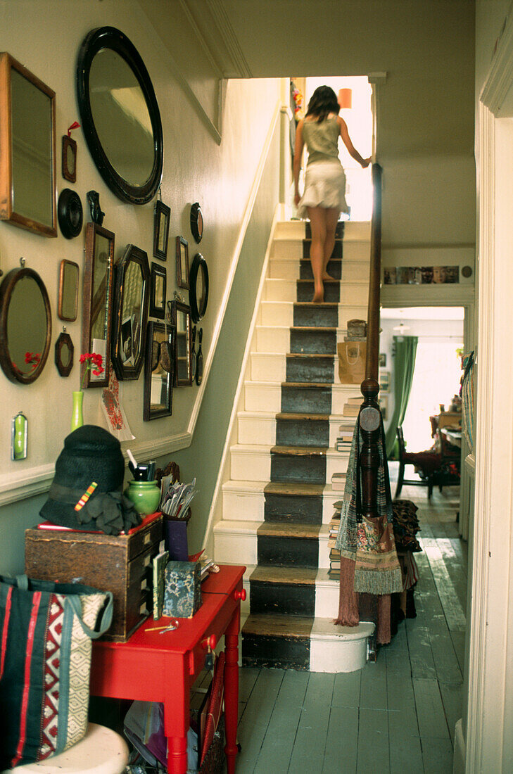 Hallway walking upstairs