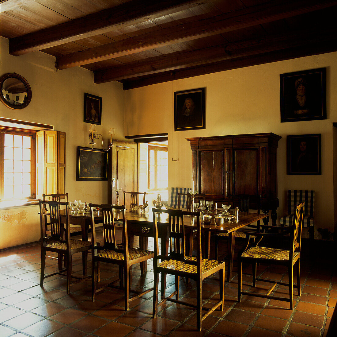 Cape Dutch dining room