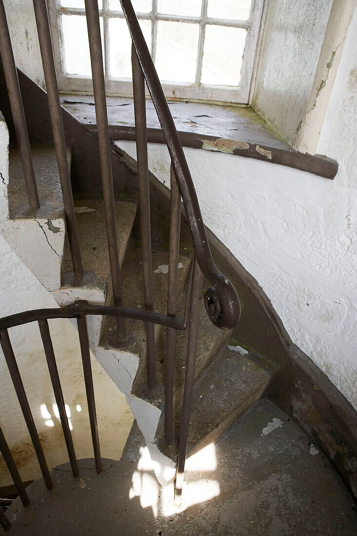 Innentreppe im Leuchtturm von Duncannon