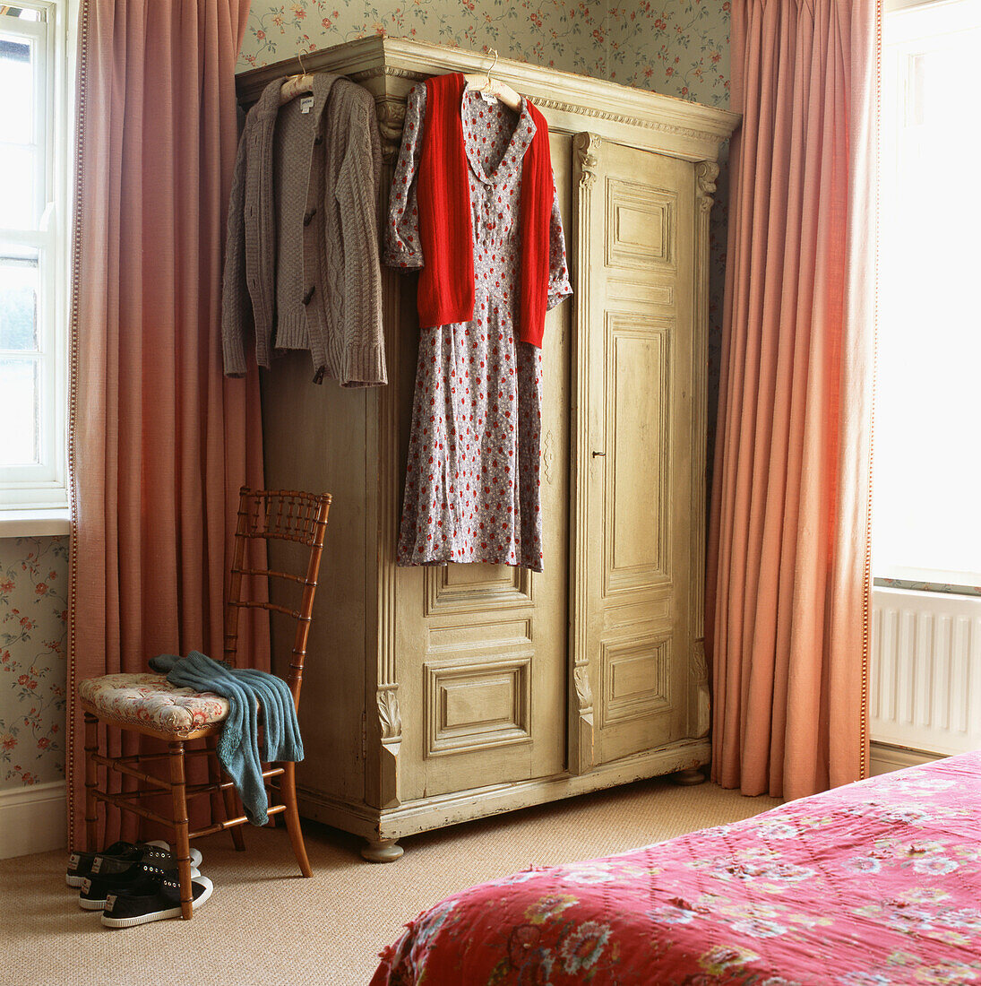 Wardrobe in bedroom