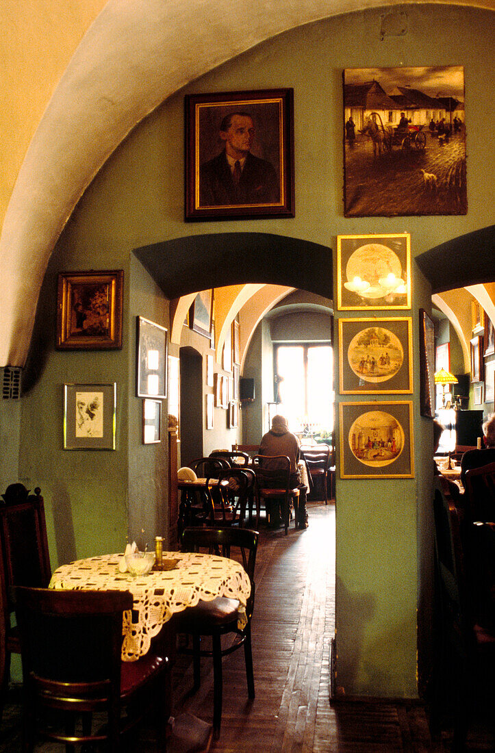 Typical bar cafe interior