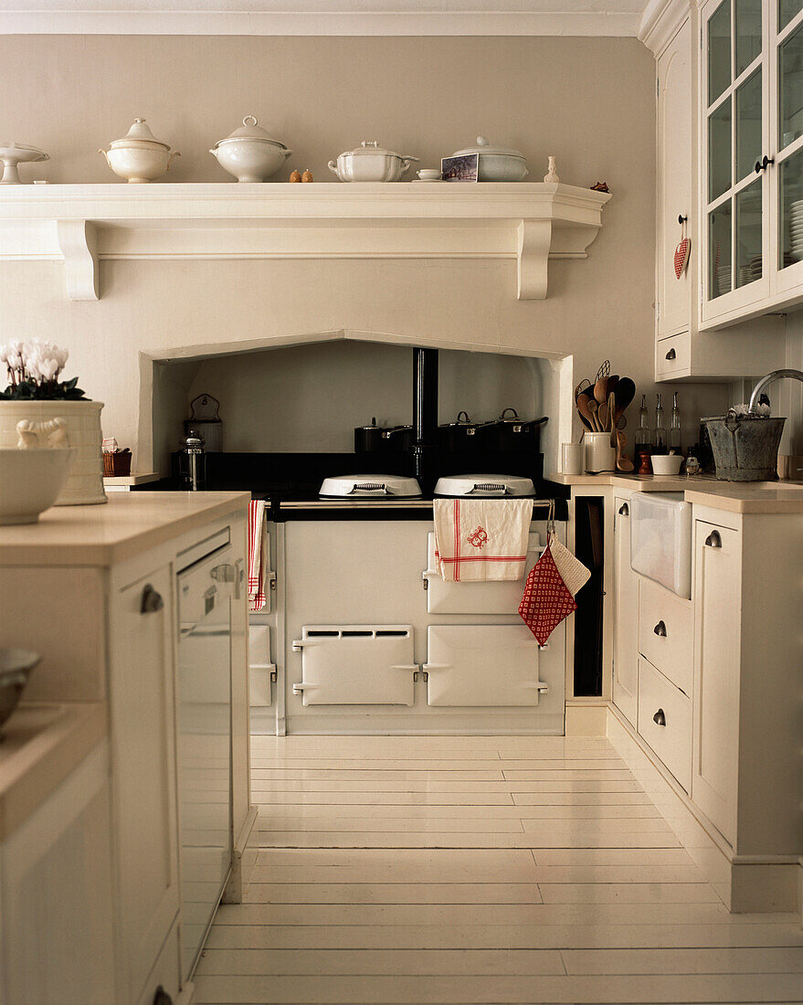 Old-fashioned domestic kitchen