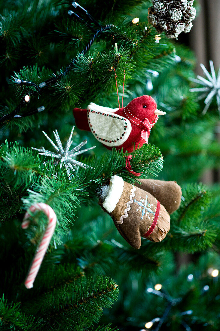 Handmade Christmas tree ornaments Wiltshire UK