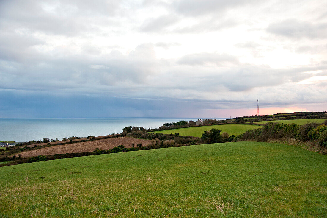 Landwirtschaftliche Nutzflächen in Cornwall UK