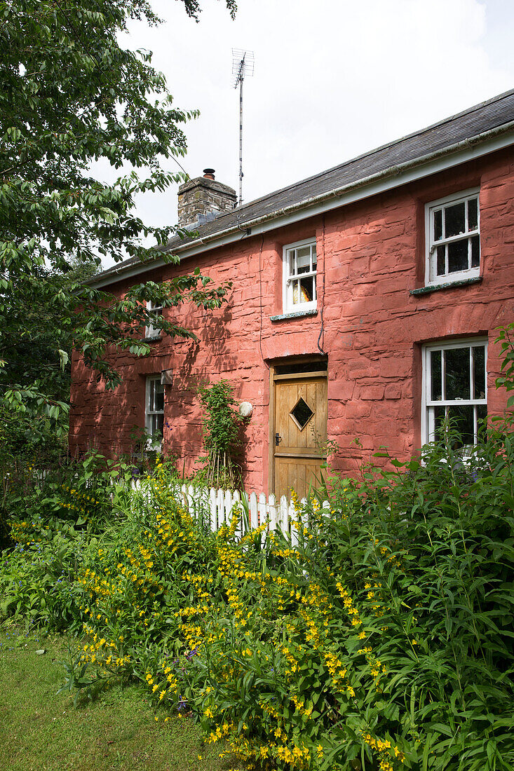 Ländliches walisisches Bauernhaus in Ceredigion Wales UK