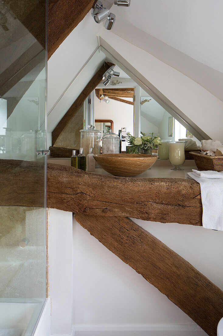 modernised timber-framed house, UK